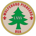 Wolfeboro Pioneers 75th Anniversary Round Patch