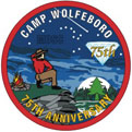 Camp Wolfeboro 75th Anniversary Patch
